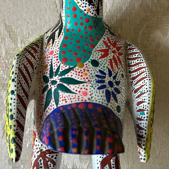 Francisco Fabian Ojeda Oaxacan Mexican Folk Art wood bird carving - Picture 8 of 12